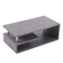 Modern Grey Faux Concrete Multi-Level Coffee Table