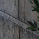 Rustic Distressed Wood Tall Storage Cabinet