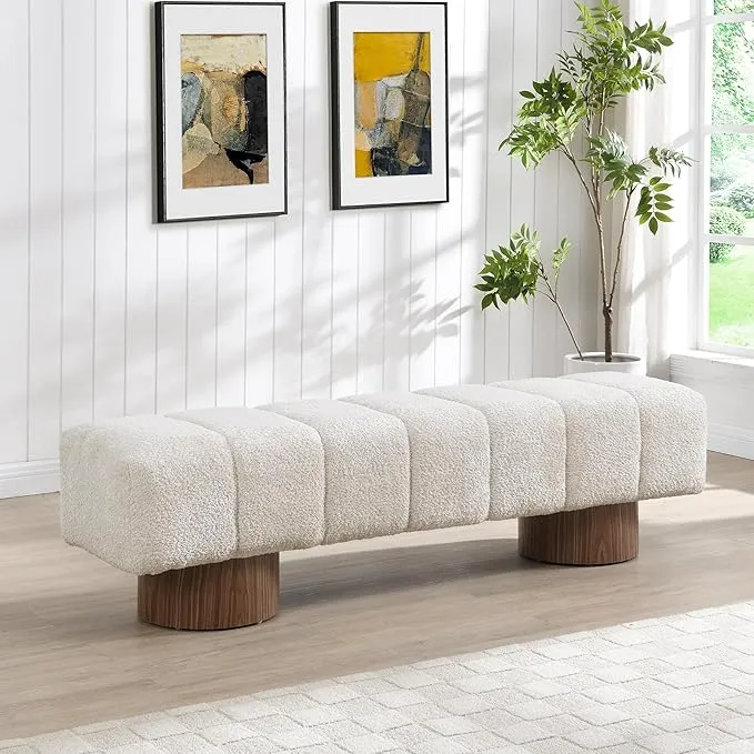 Contemporary Upholstered Bench
