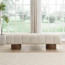 Contemporary Upholstered Bench