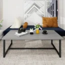 Modern Industrial Grey Coffee Table