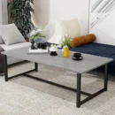 Modern Industrial Grey Coffee Table