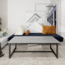 Modern Industrial Grey Coffee Table