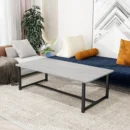 Modern Industrial Grey Coffee Table