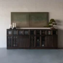Vintage Elegance Display Cabinet