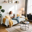 Minimalist Sofa Cover with Cozy Style